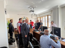 İl Müdürü Furkan Mete, yürütülen çalışmaları yerinde inceledi