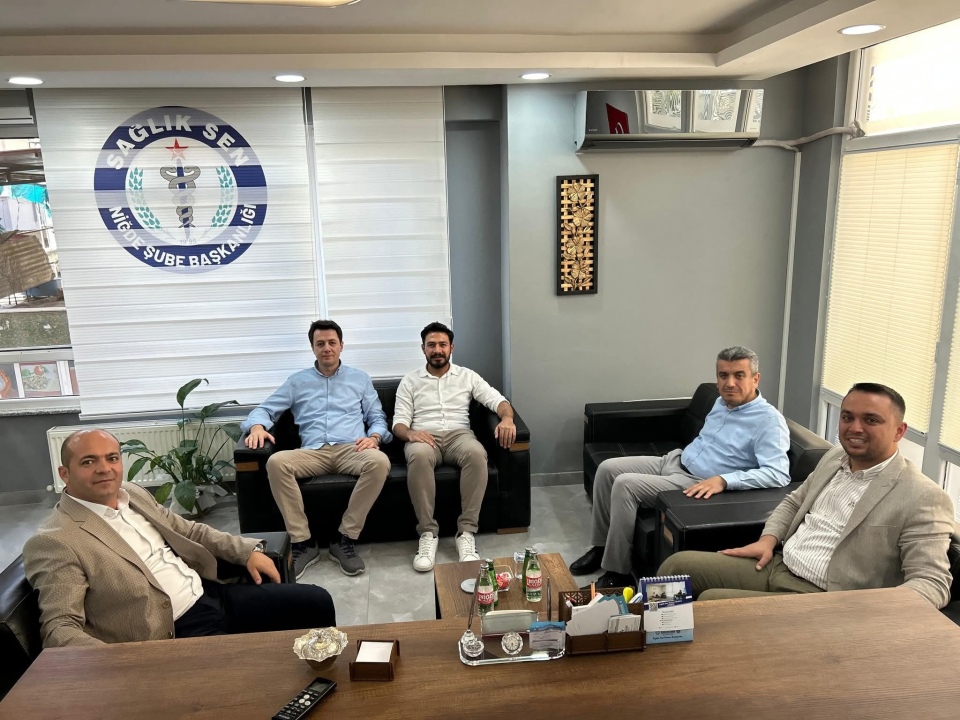 İl Sağlık Müdürü İnan’dan Sağlık-Sen Niğde Şubesi’ne ziyaret