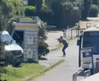 İsrail konsolosluğu önünde silahlı saldırı