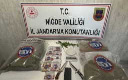 Jandarma’dan Bor’da uyuşturucu operasyonu