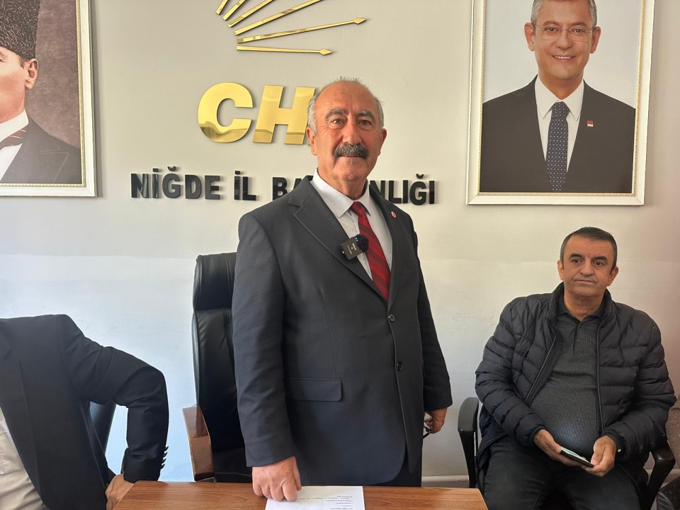 Kamber Kahraman, CHP Niğde İl Başkanlığına Adaylığını Açıkladı