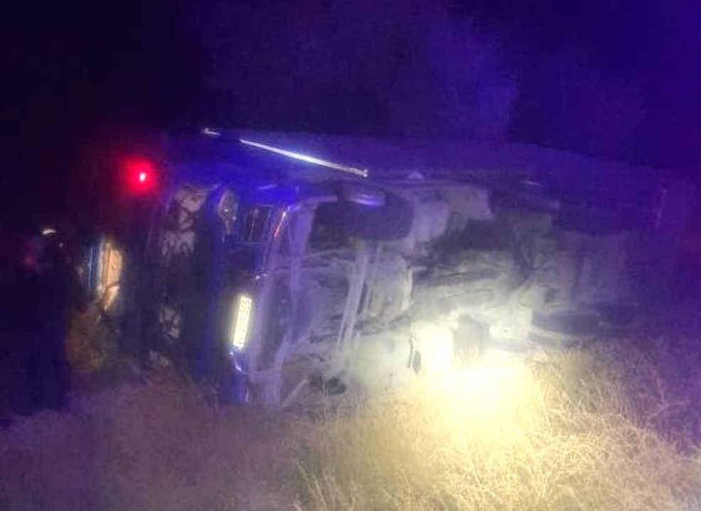 Kamyonun devrildiği kaza ölümle sonuçlandı