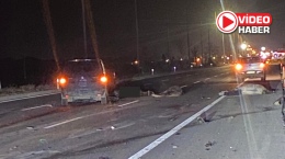 Karanlık yolda başıboş atlar facia getirdi