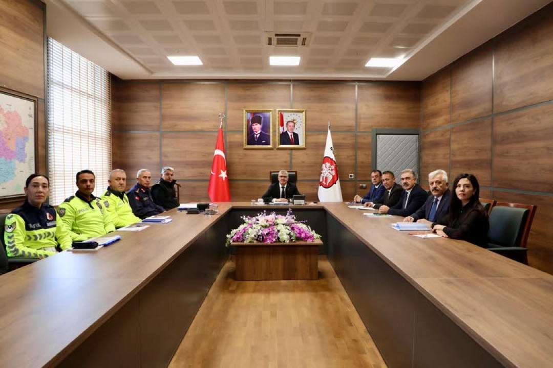 “Karayolu Trafik Güvenliği” toplantısı düzenlendi 