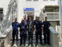 Kaymakam Emir Osman Gökçe, Çiftehan Jandarma Karakolunu Ziyaret Etti