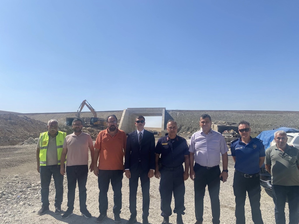 Kaymakam Gökçe'den Hızlı Tren Hattına Ziyaret