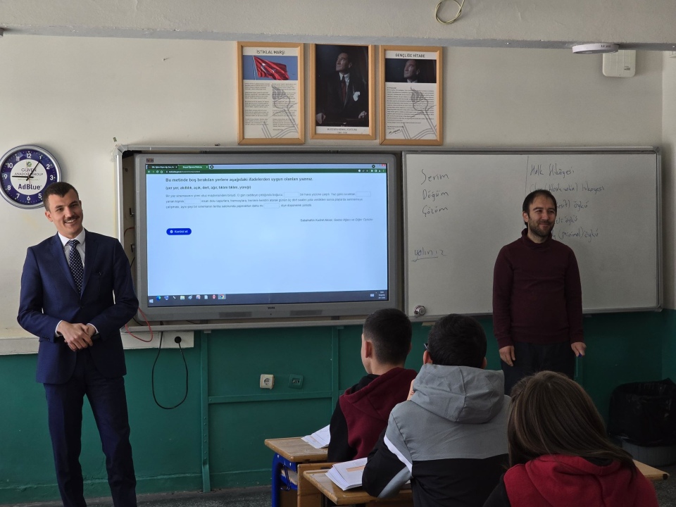 Kaymakam Gökçe’den Şehit Osman Gündüz Anadolu Lisesi’ne Ziyaret