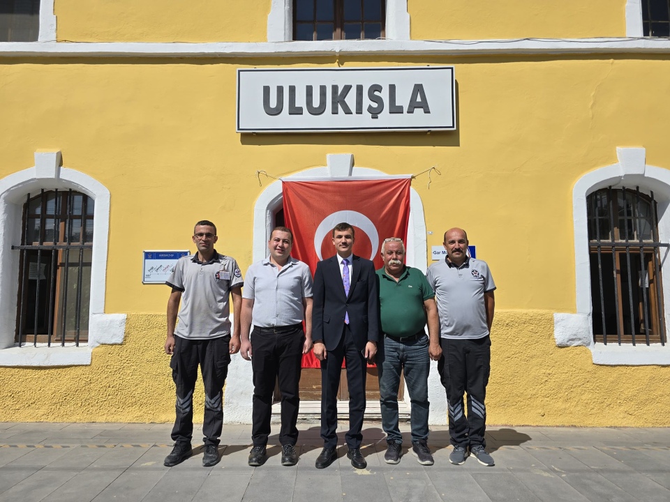 Kaymakam Gökçe’den TCDD Ziyareti