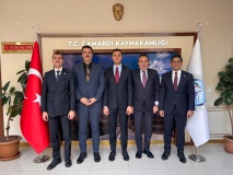 Kaymakamlardan Çamardı kaymakamına hayırlı olsun ziyareti