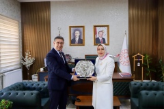 Kazakistan Almatı Ataşesi Korkmaz’tan Özbek’e ziyaret