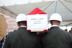 Kıbrıs Gazisi Suat Taş son yolculuğuna uğurlandı