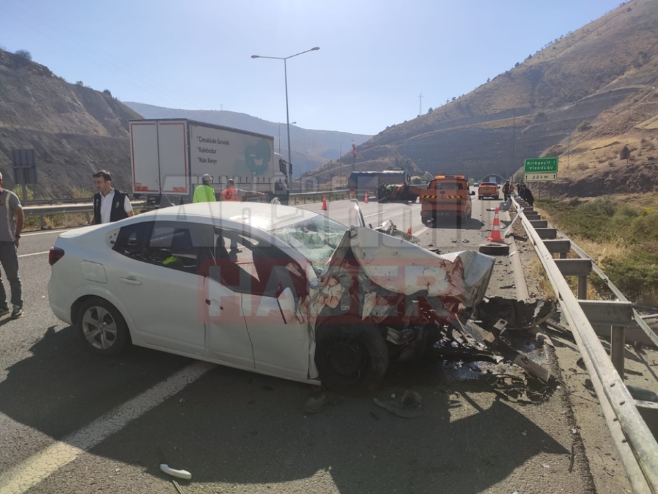 Kırkgeçit Tüneli'nde Trafik Kazası: 1 Kişi Hayatını Kaybetti, 3 Kişi Yaralandı