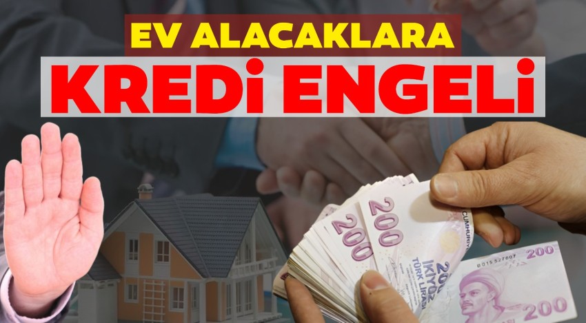 Konut satışlarını kredi oranı engelliyor