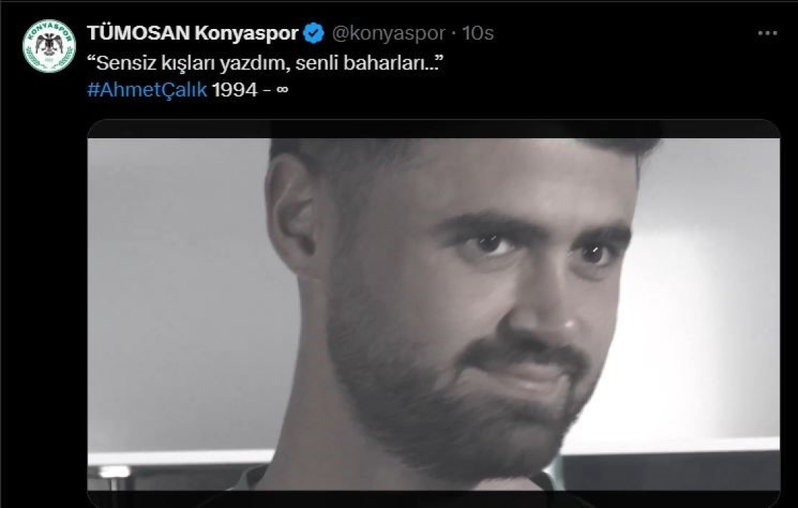 Konyaspor, Ahmet Çalık'ı vefatının 3. yıl dönümünde andı