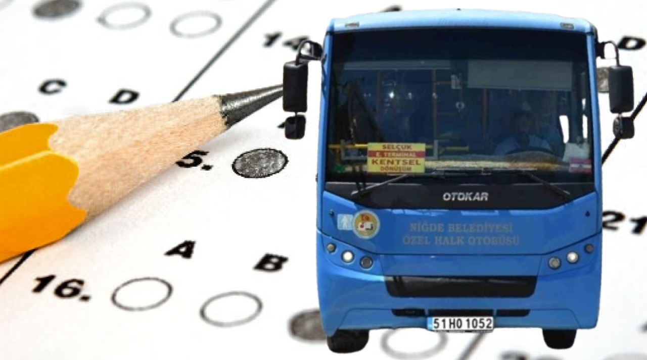 LGS’ye girecek öğrencilere ücretsiz ulaşım desteği sağlandı