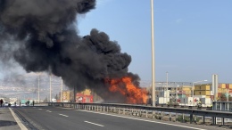 Mazot Yüklü Tanker Alev Aldı!