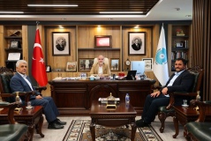 Memur-Sen Heyetinden Rektör Uslu’ya Ziyaret
