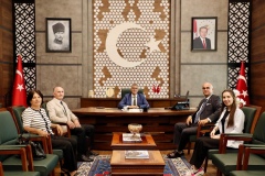 Mersin ve Ankara’dan gelen heyet Vali Çelik’i ziyaret etti