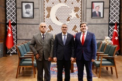 Meteoroloji yetkililerinden Vali Cahit Çelik’e ziyaret