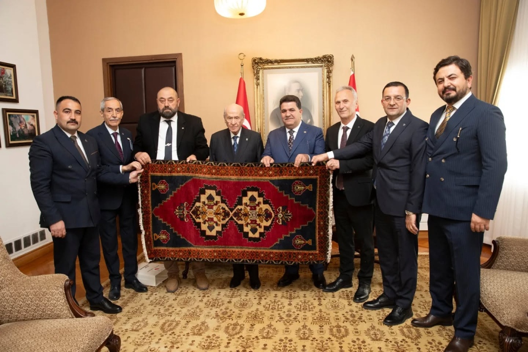 MHP Niğde heyeti, TBMM’de Devlet Bahçeli ile bir araya geldi