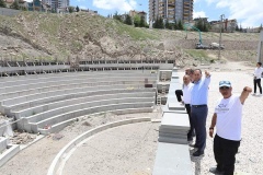 Millet Bahçesi’ndeki amfi tiyatro genişletiliyor