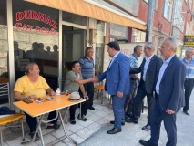 Milletvekili Cumali İnce’den Bor esnafına ziyaret