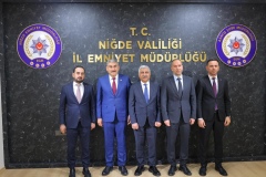 Milletvekili Uzkurt ve AK Parti heyetinden İl Emniyet Müdürü Yüceer’e ziyaret