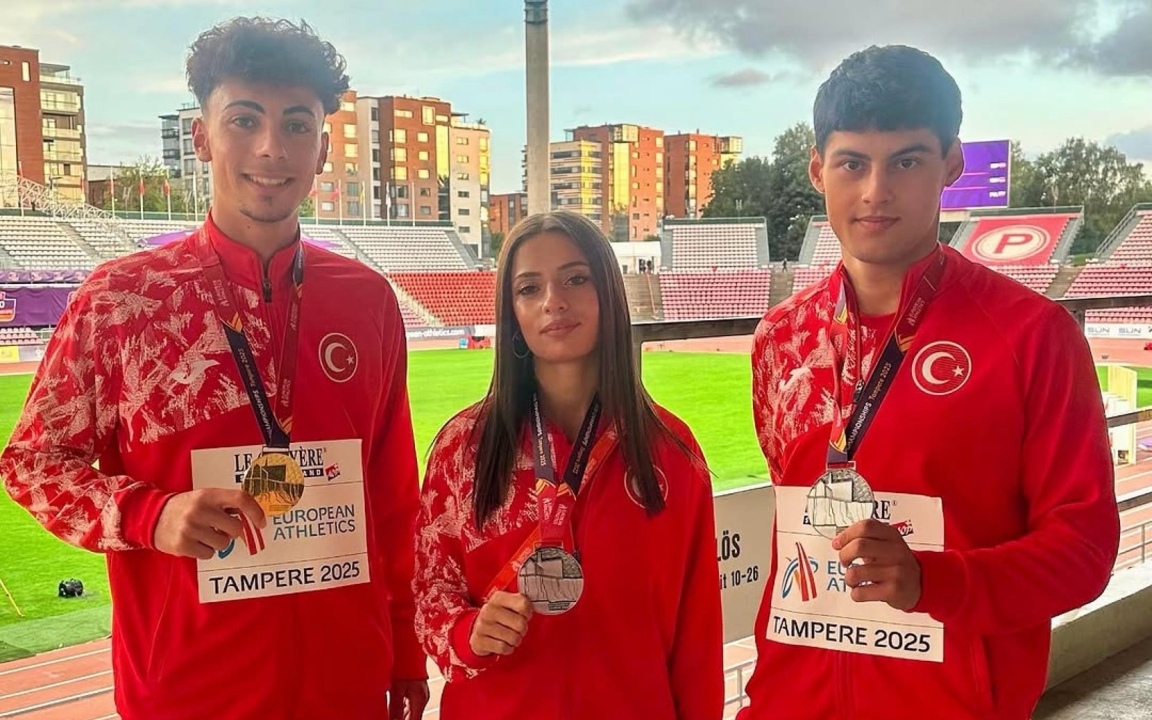 Milli atletlerimiz Avrupa U20’de 3 madalya kazandı