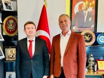 Milli Emlak Müdürü Özay Çakmak’tan Başkan Doygun’a ziyaret