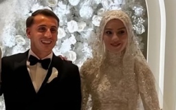 Milli Futbolcu Kerem Aktürkoğlu dünyaevine girdi