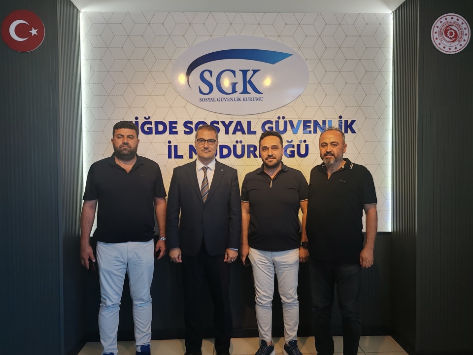 Müteahhitler Birliği’nden SGK İl Müdürü’ne Ziyaret