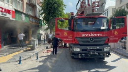 Niğde'de Dönerci Dükkanında Çıkan Yangın Kısa Sürede Söndürüldü