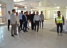 Niğde'de Yeni Hastane Ek Hizmet Binası İnşaatı İncelendi