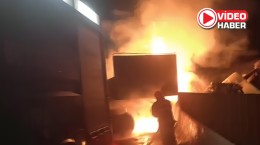 Niğde-Adana Otoyolu’nda tır alev alev yandı