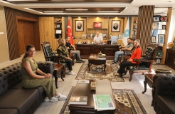 Niğde Anadolu Haber ekibi, Rektör Uslu’yu ziyaret etti