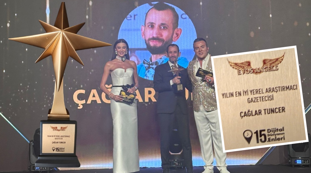 Niğde Anadolu Haber Muhabiri Çağlar Tuncer ödülüyle tarihe geçti