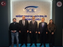 Niğde Anadolu Haber ve TV51’den SGK İl Müdürü Buz’a ziyaret
