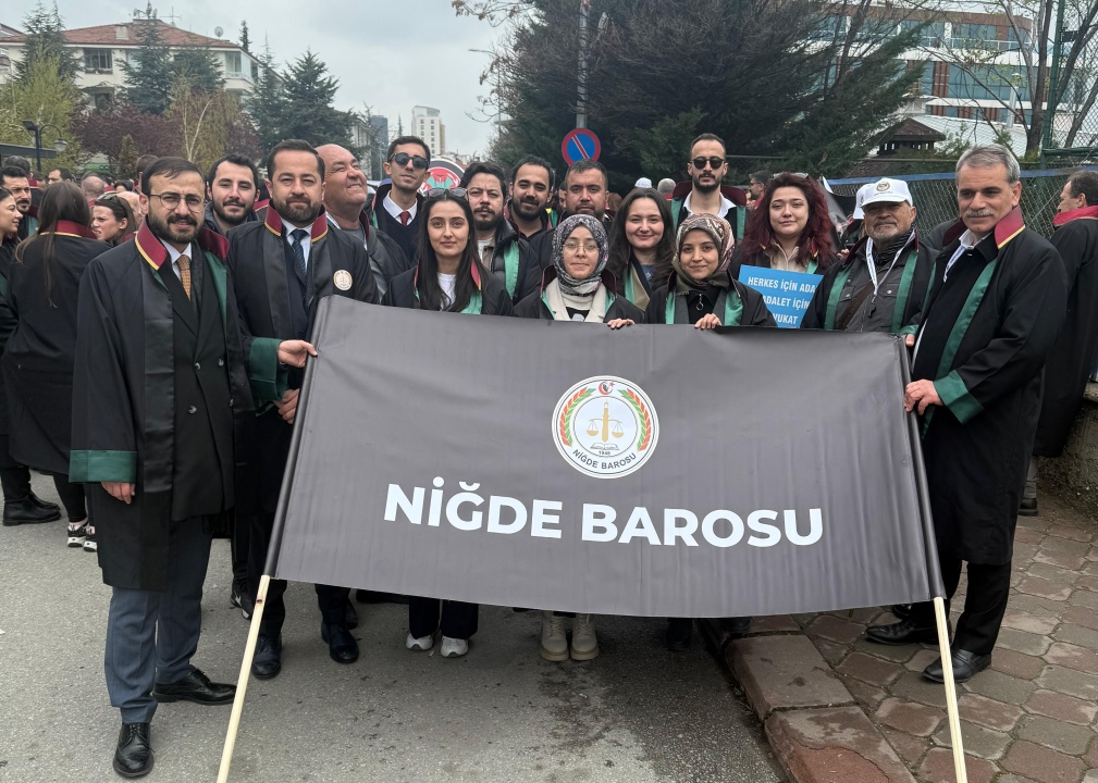 Niğde Barosu da Ankara’daki yürüyüşte yerini aldı