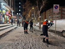 Niğde Belediyesi Fen İşleri’nden Yoğun Kar Mesaisi