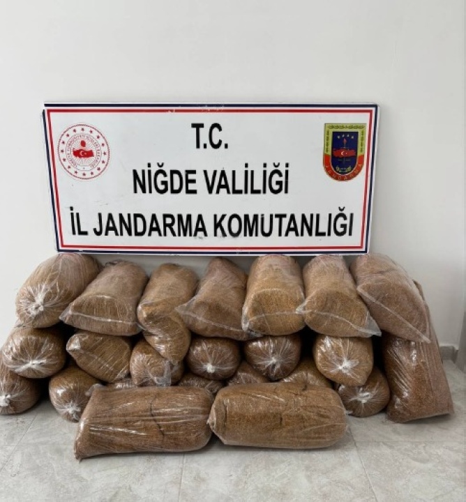 Niğde’de 120 kilo kaçak tütün ele geçirildi