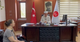 Niğde’de Alman Kadın Müslüman Oldu