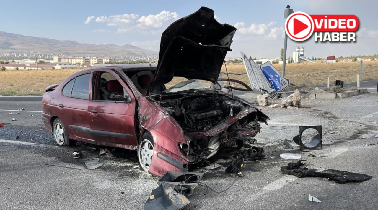 Niğde’de Araç Yangını: 1 Kişi Yaralandı