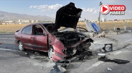 Niğde’de Araç Yangını: 1 Kişi Yaralandı