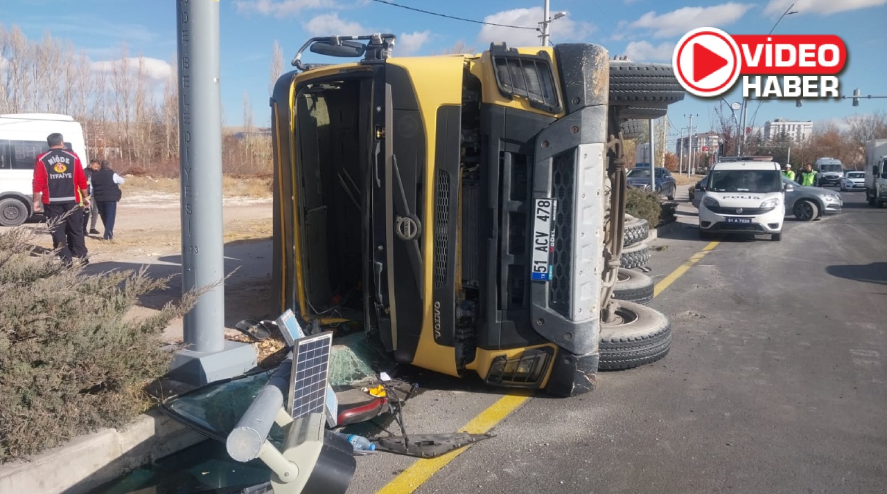  Niğde’de Beton Mikseri Kazası: 1’i Ağır 2 Yaralı 