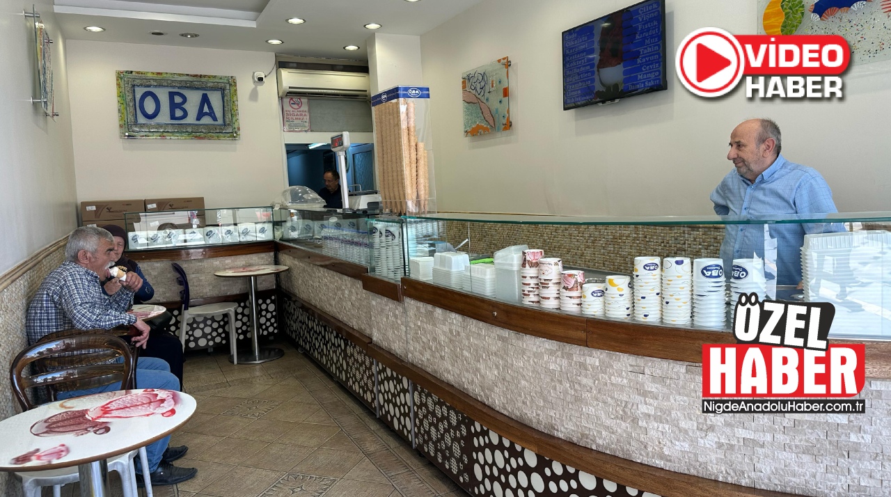 Niğde’de dondurma sezonu açıldı