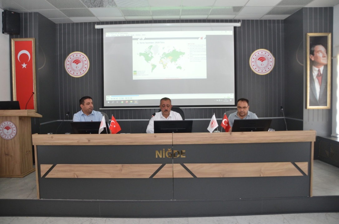 Niğde’de Genel Tarım Sayımı İçin Görev Alacak Personellere Eğitim Verildi