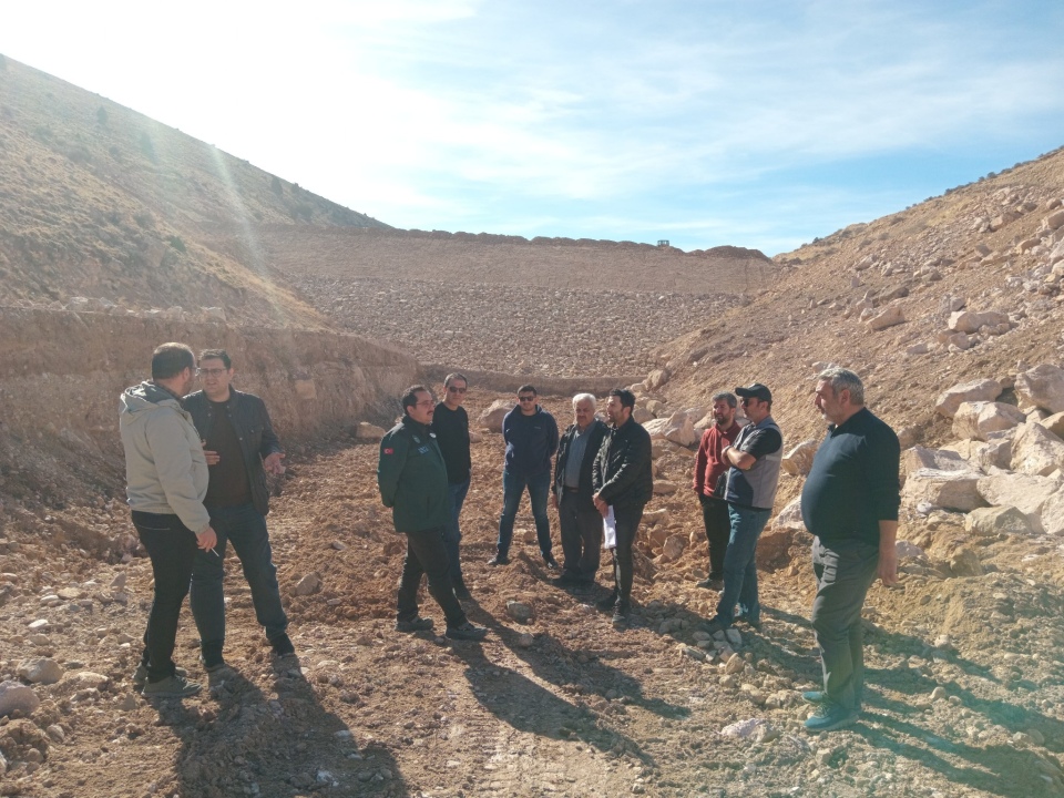 Niğde’de gölet projelerinde teknik inceleme yapıldı