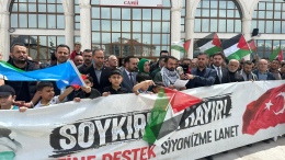 Niğde’de İsrail’e büyük tepki