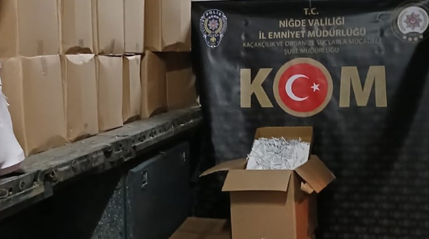 Niğde’de kaçakçılığa geçit verilmiyor! Milyonlarcası yakalandı