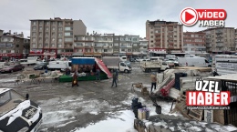 Niğde’de kar yağışı ve soğuk hava, Perşembe Pazarı’nı vurdu